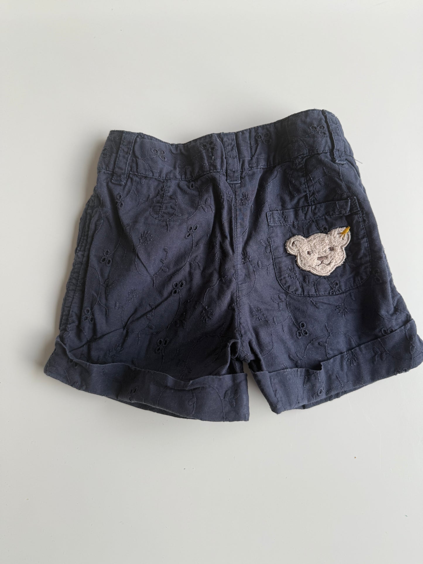 STEIFF Shorts Spitze Bärchen blau 98