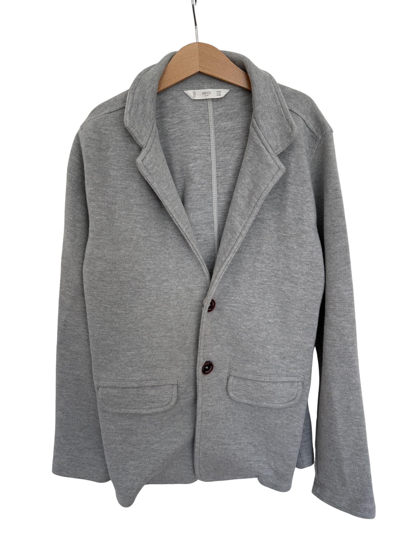 MANGO Blazer Sweat Sakko grau 146/152