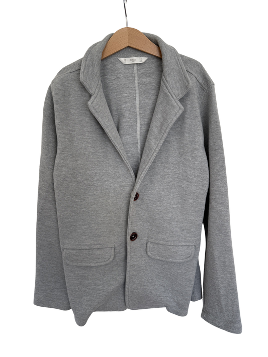 MANGO Blazer Sweat Sakko grau 146/152
