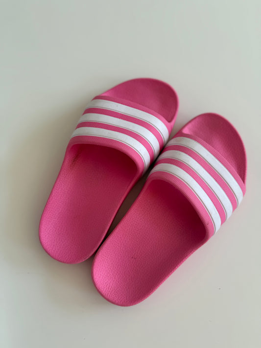 ADIDAS Badelatschen pink weiß 33