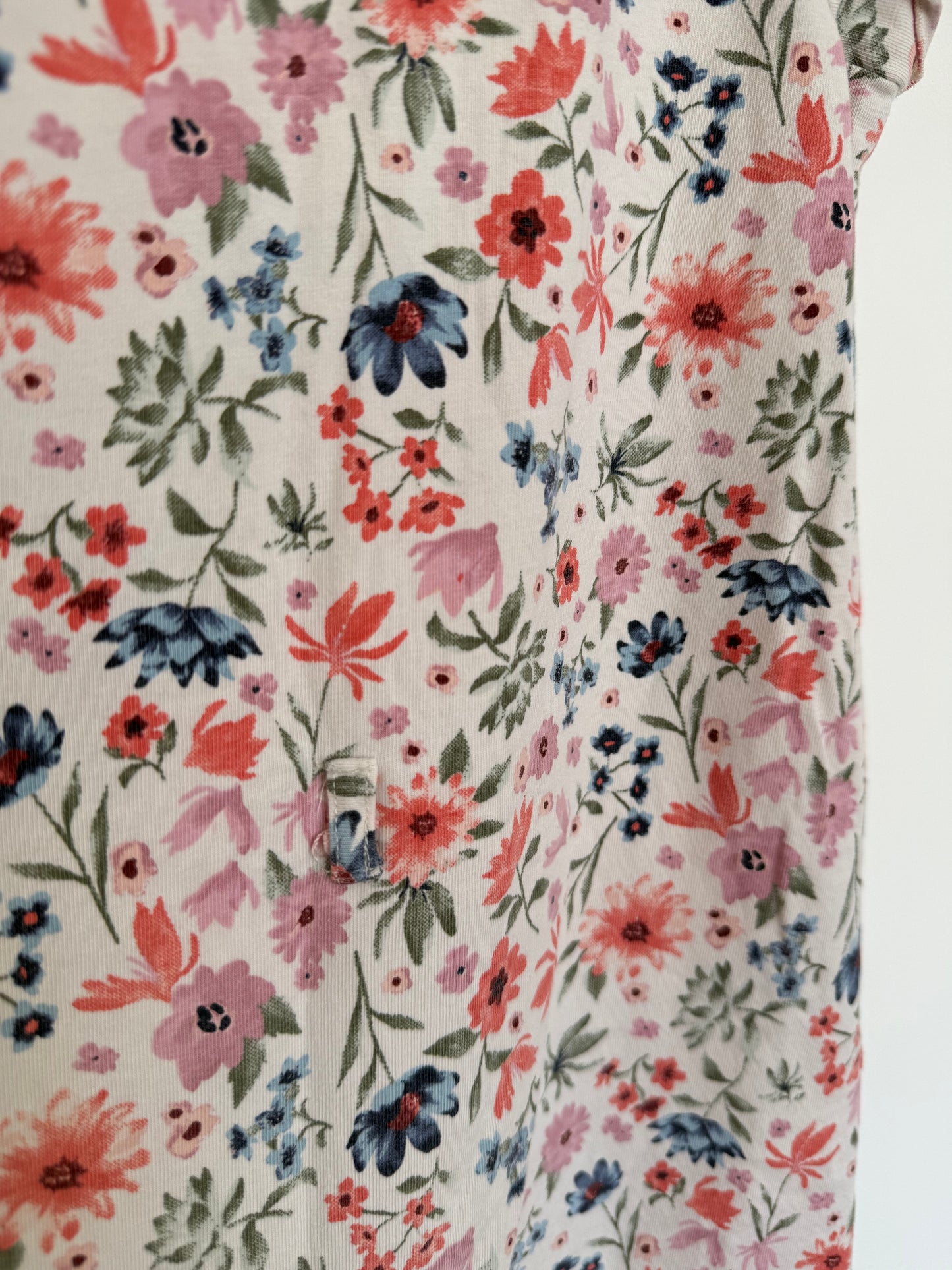 HEMA Kleid Streublumen 122/128