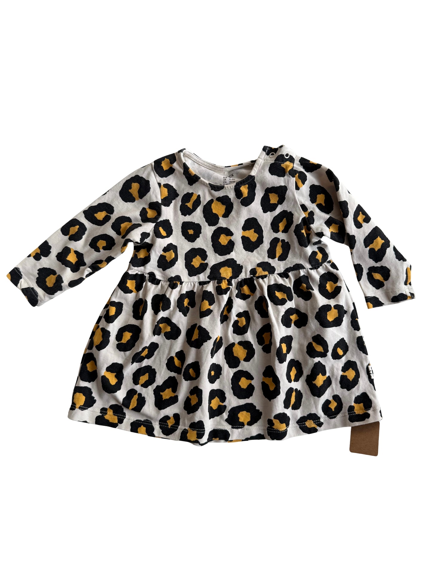 LINDEX Kleid Leo-Print 68