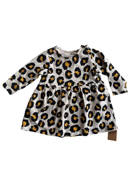 LINDEX Kleid Leo-Print 68