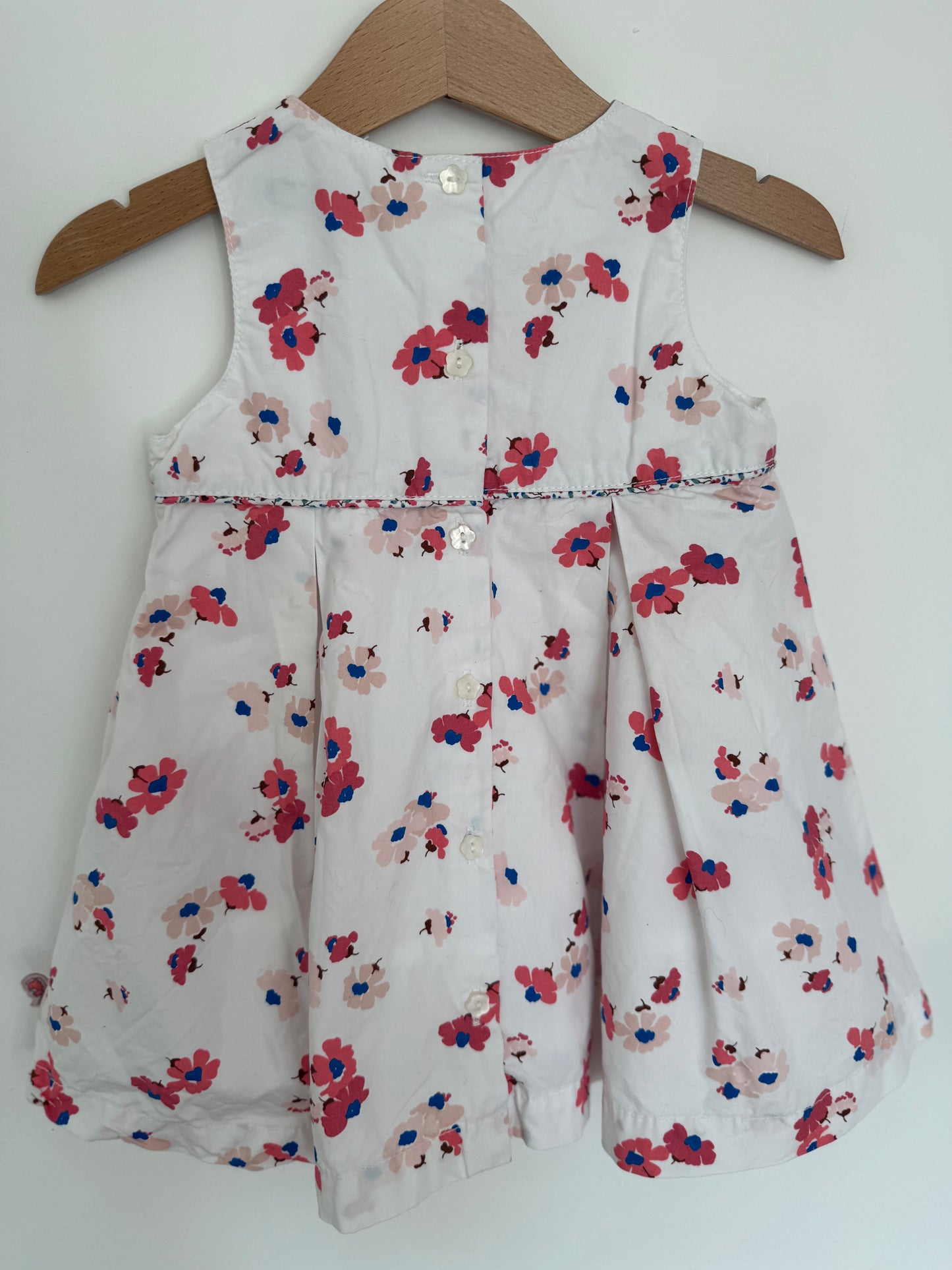 SERGENT MAJOR Sommerkleid Blumen weiß rot pink blau 68/74