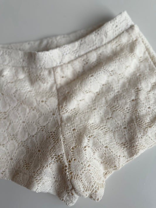 H&M Shorts Spitze weiß 98/104