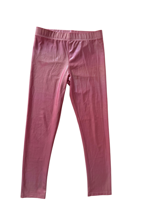 H&M Leggings pink metallic 122