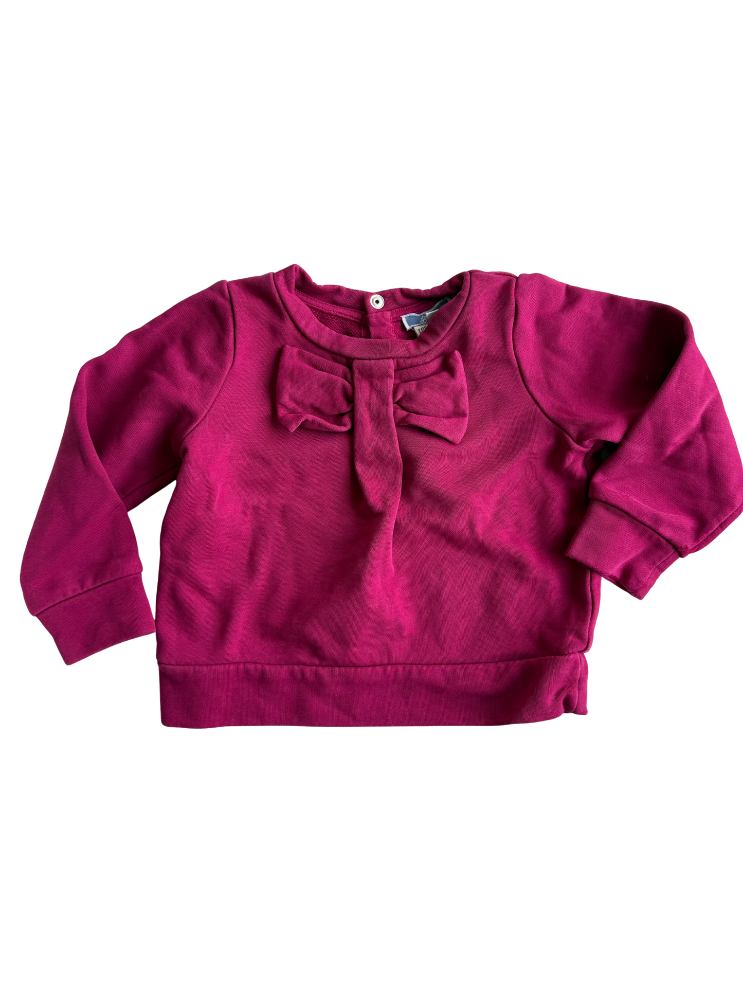 JACADI Sweatshirt Schleife pink 98