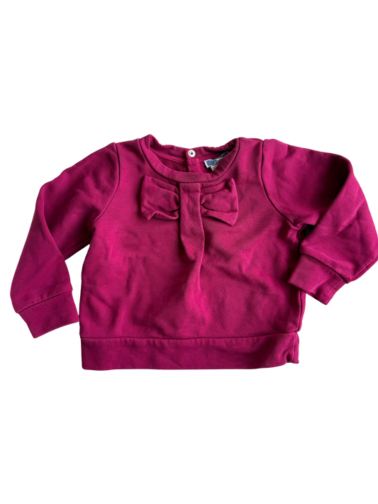 JACADI Sweatshirt Schleife pink 98