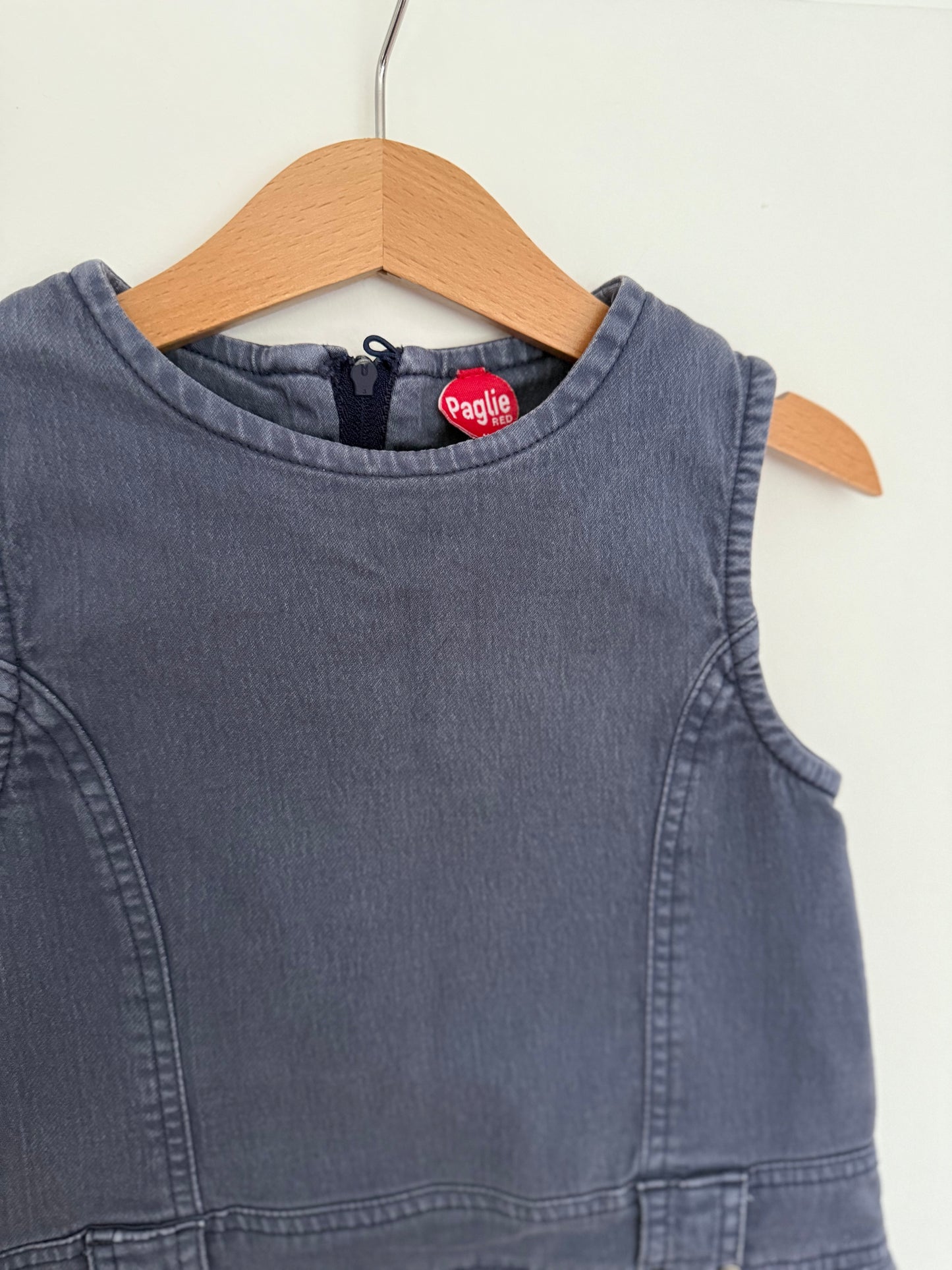 PAGLIE Kleid Jeans dunkelblau grau 110