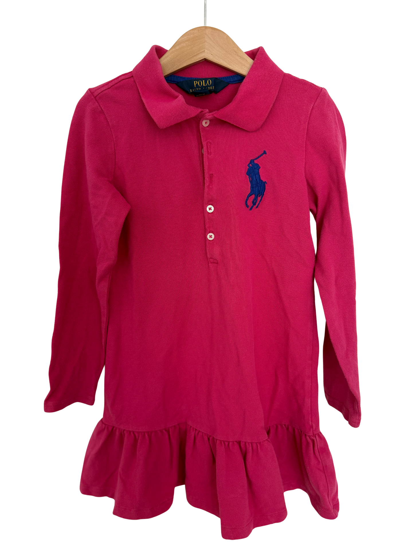 RALPH LAUREN Kleid Polo pink 116/122