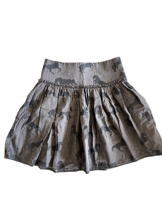 STELLA MCCARTNEY Rock Pferde dunkelgrau 140