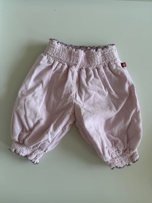 PETIT BATEAU Kordhose rosa 56/62