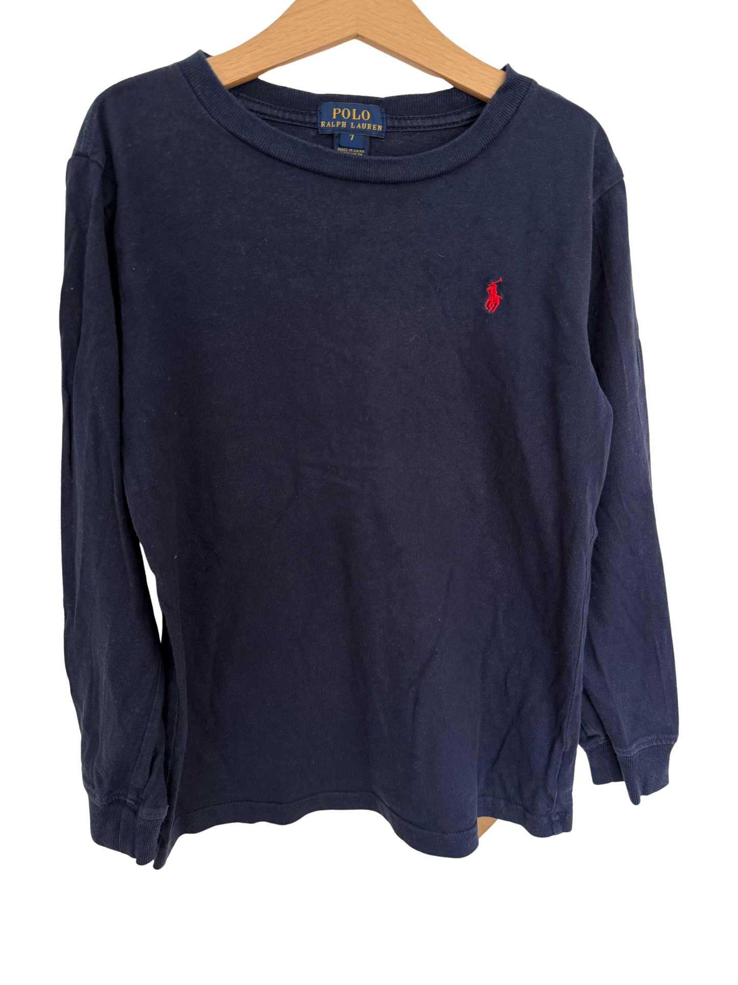RALPH LAUREN Langarmshirt dunkelblau 122