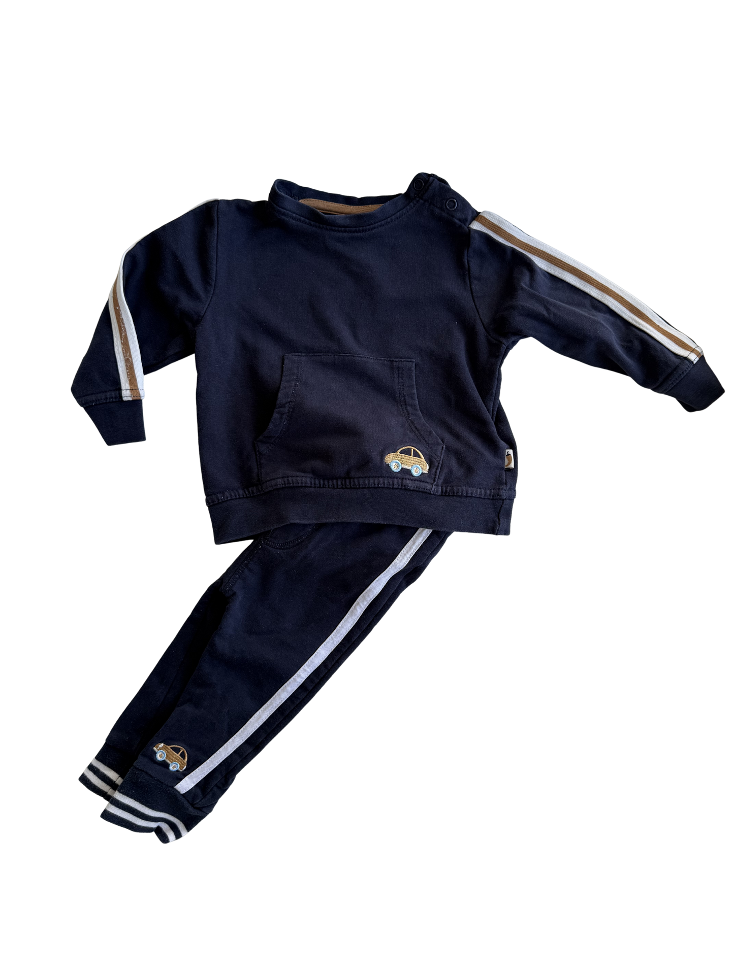 SALT & PEPPER Anzug Sweatshirt Hose Auto dunkelblau 74