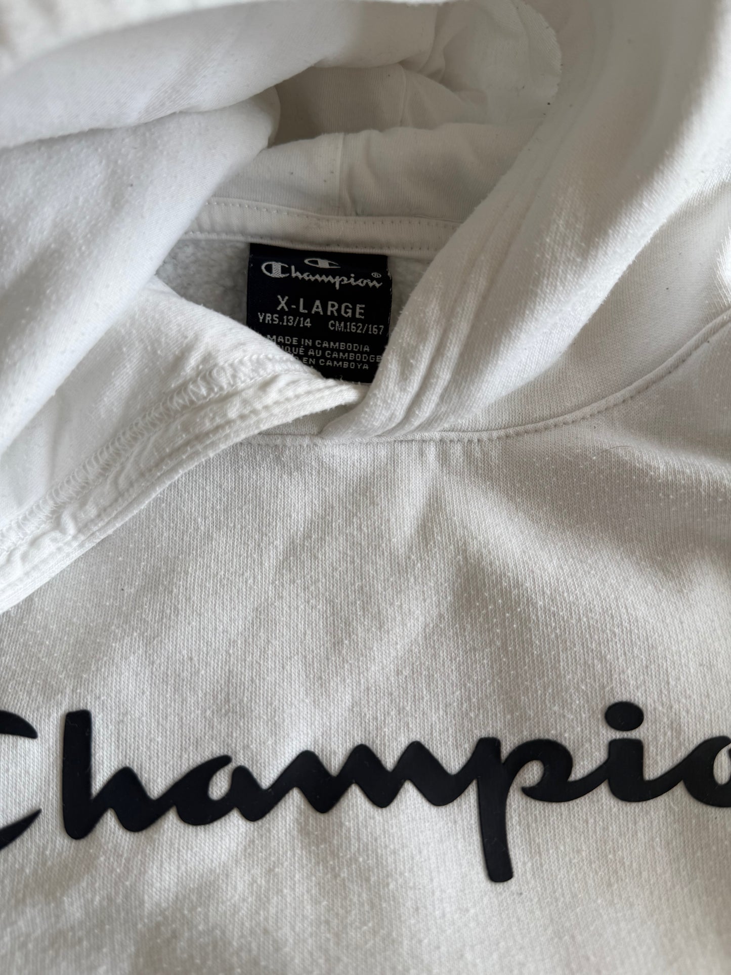 CHAMPION Sweatshirt weiß 164/168