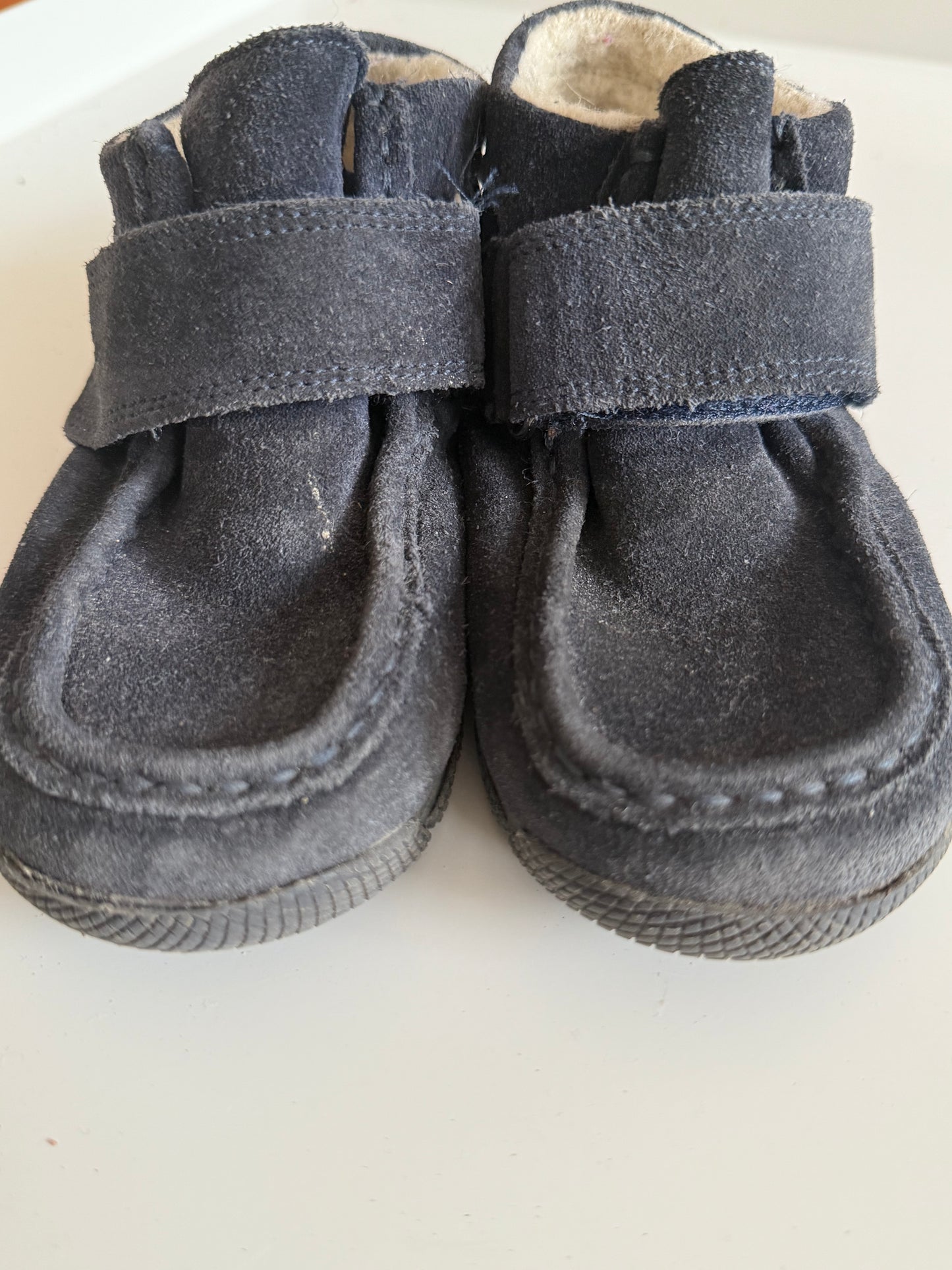 Naturino Wildlederschuhe Wolle Winterschuhe dunkelblau 28