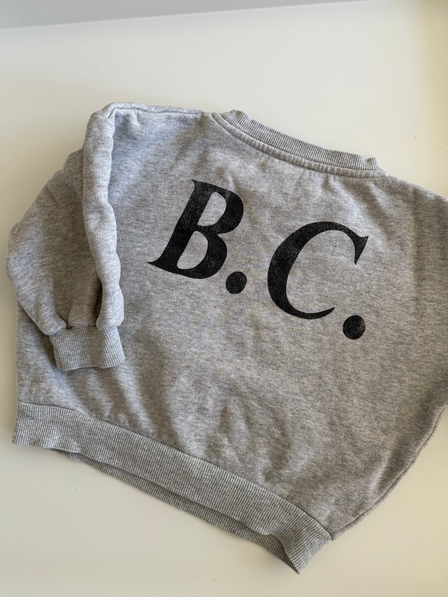 BOBO CHOSES Sweatshirt grau Katze 98