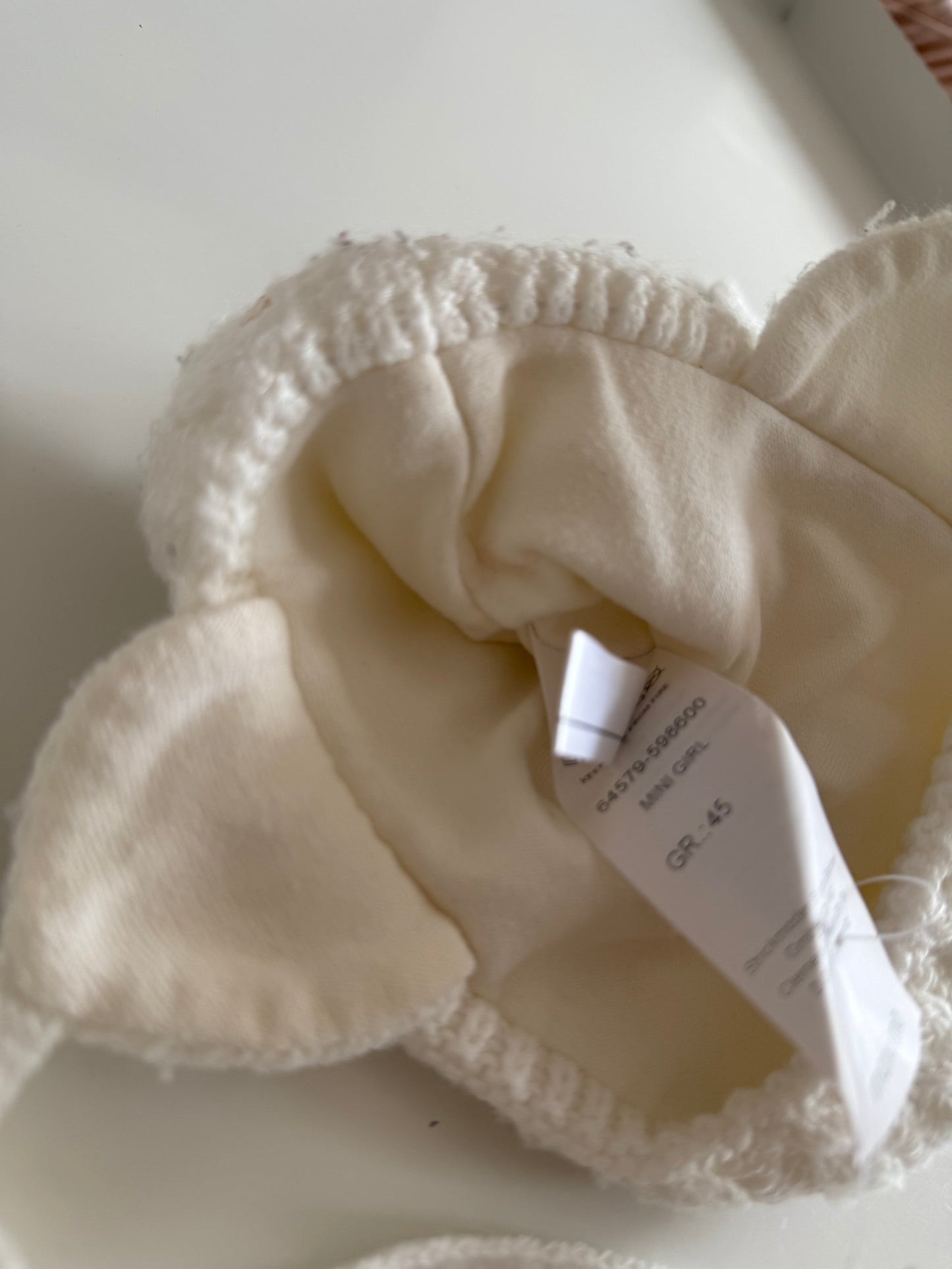 MAXIMO Mütze Winter wollweiß 45 68/74