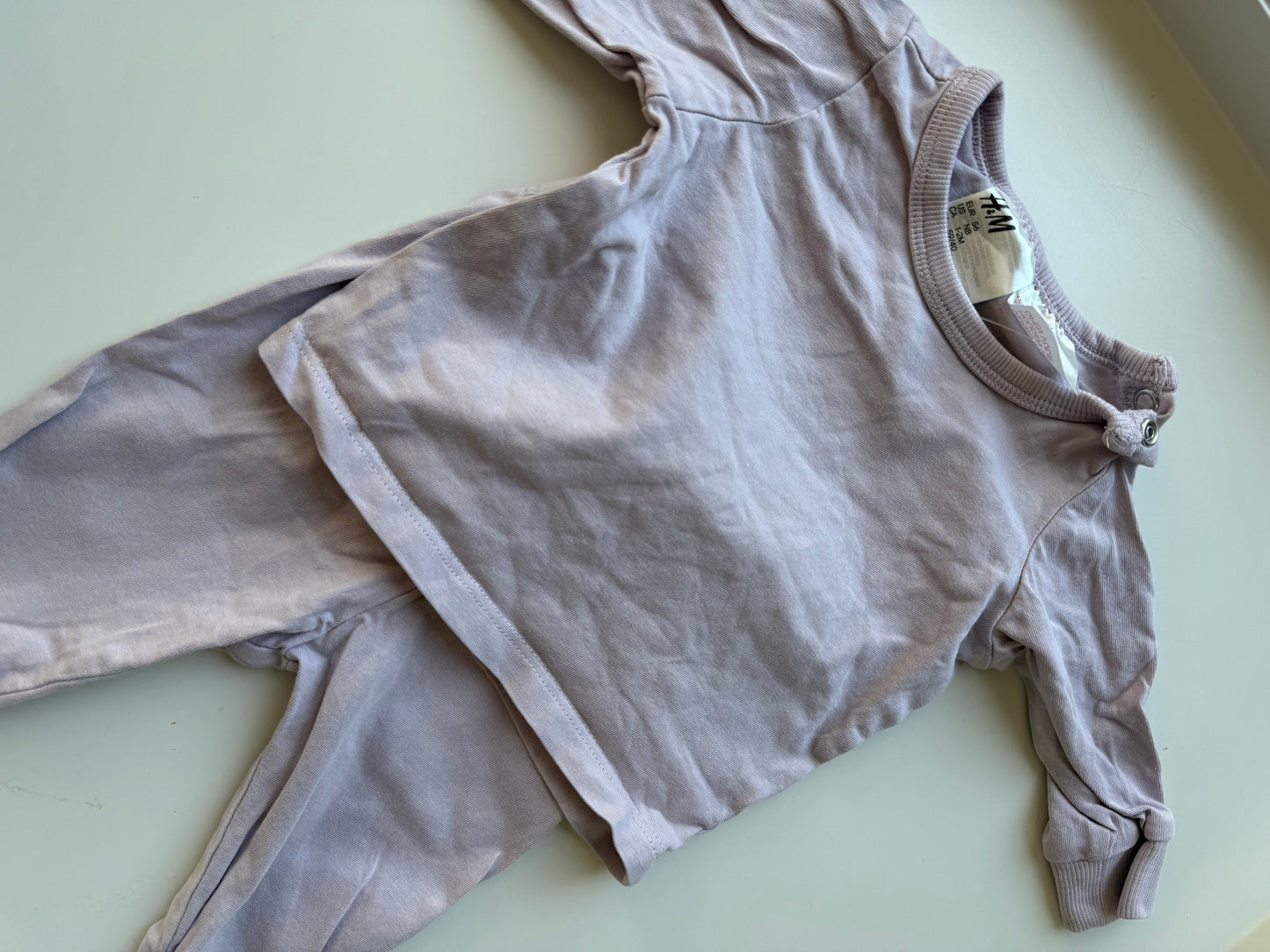 H&M Set Hose Oberteil Flieder 56