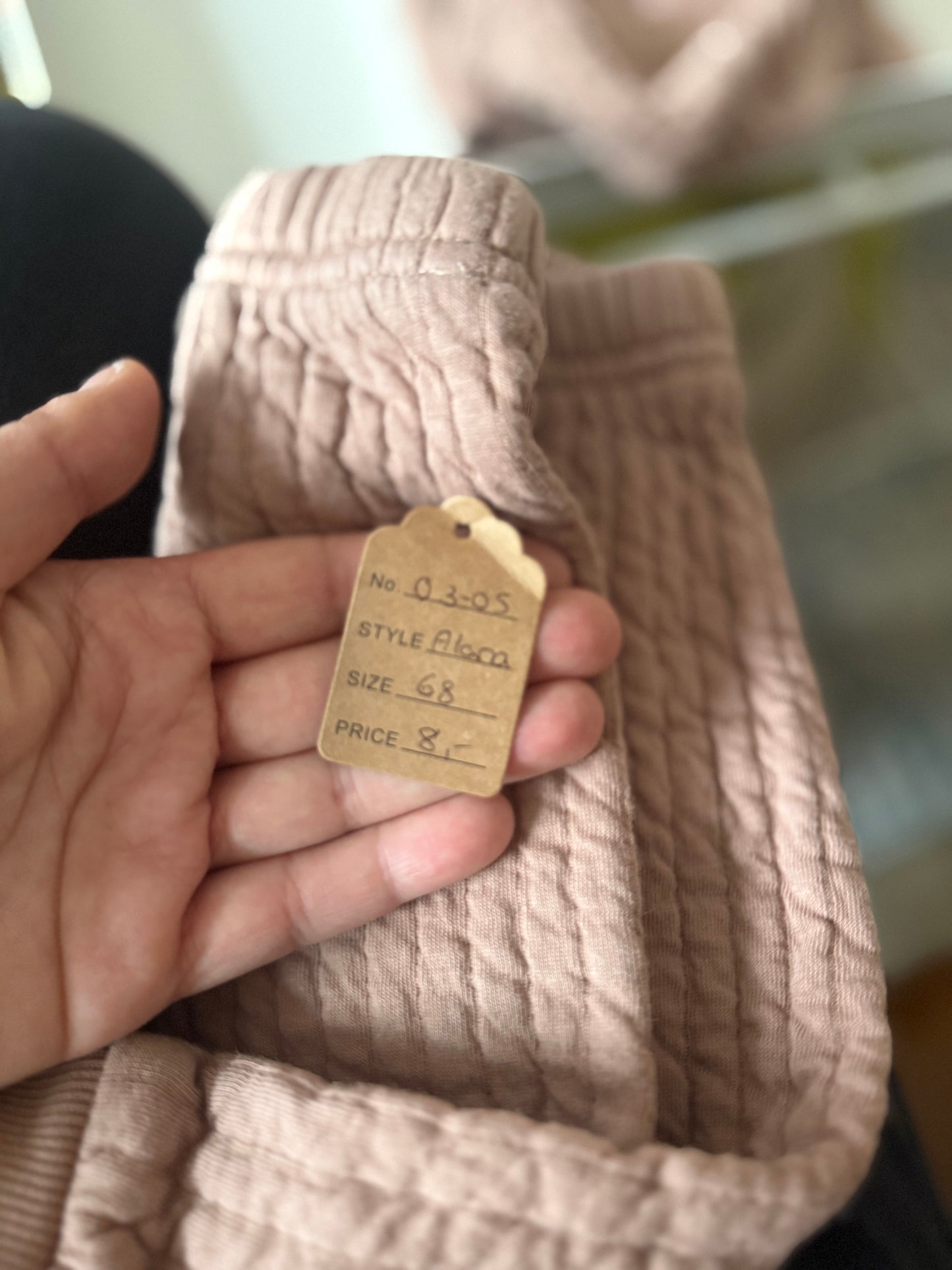 ALANA Anzug Set Hose und Jacke altrosa 68