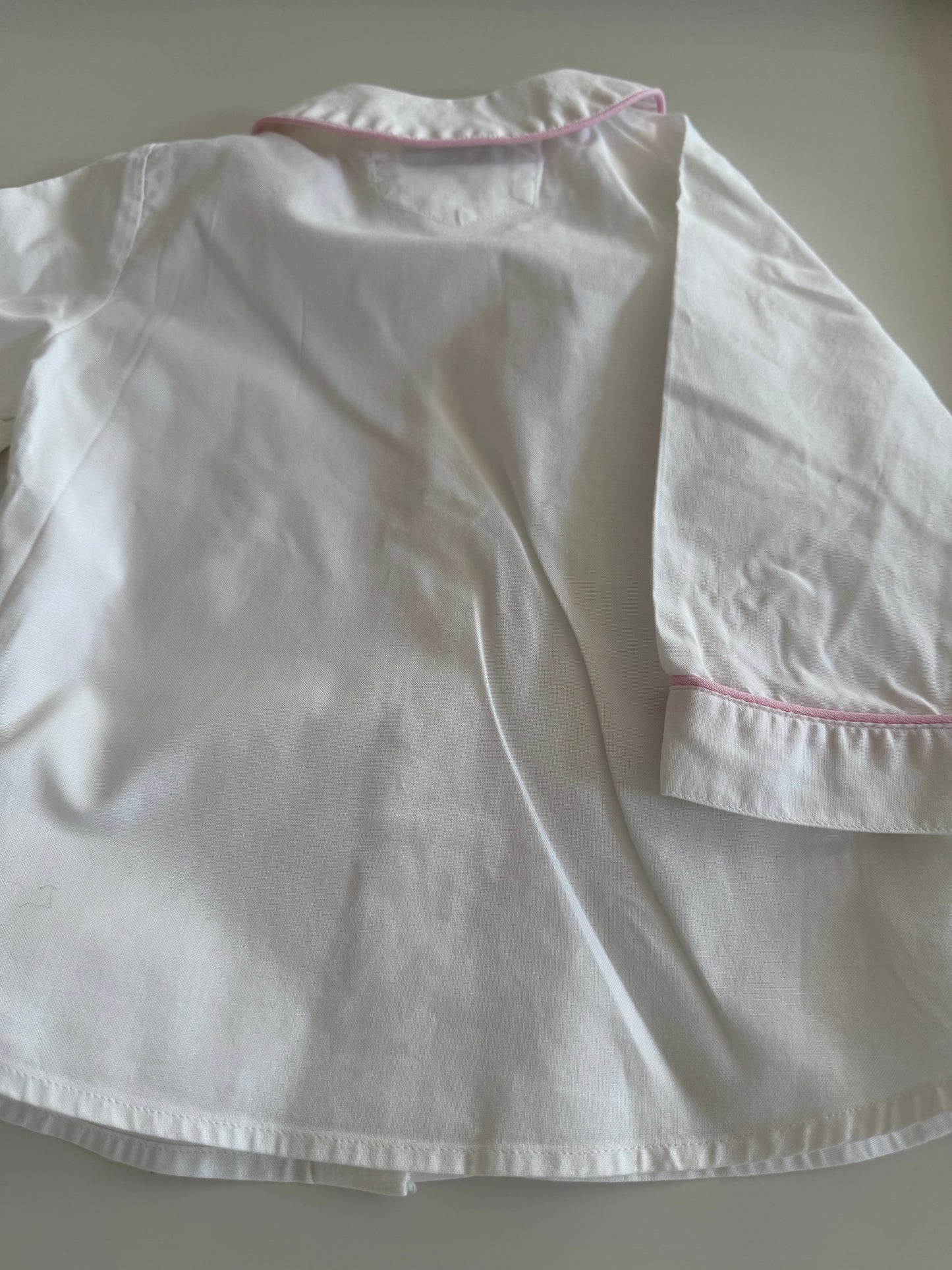 MY FIRST LABEL Bluse weiß rosa 74