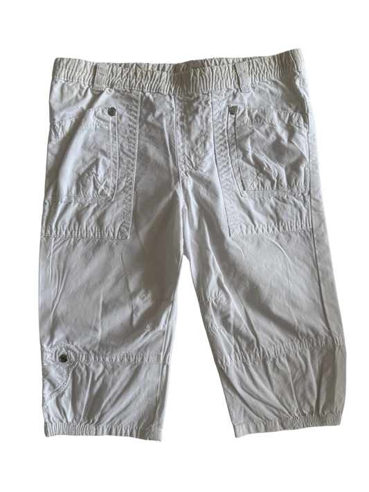 STEIFF Hose Cargo Bermuda Shorts Bärchen weiß 80