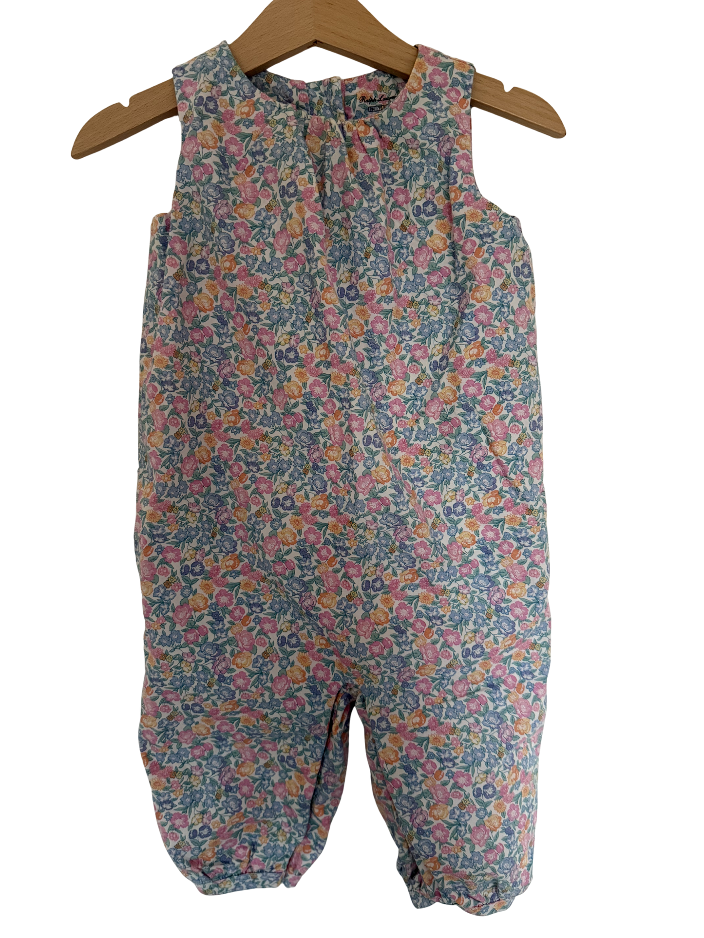 RALPH LAUREN Anzug Sommer Streublumen bunt 74