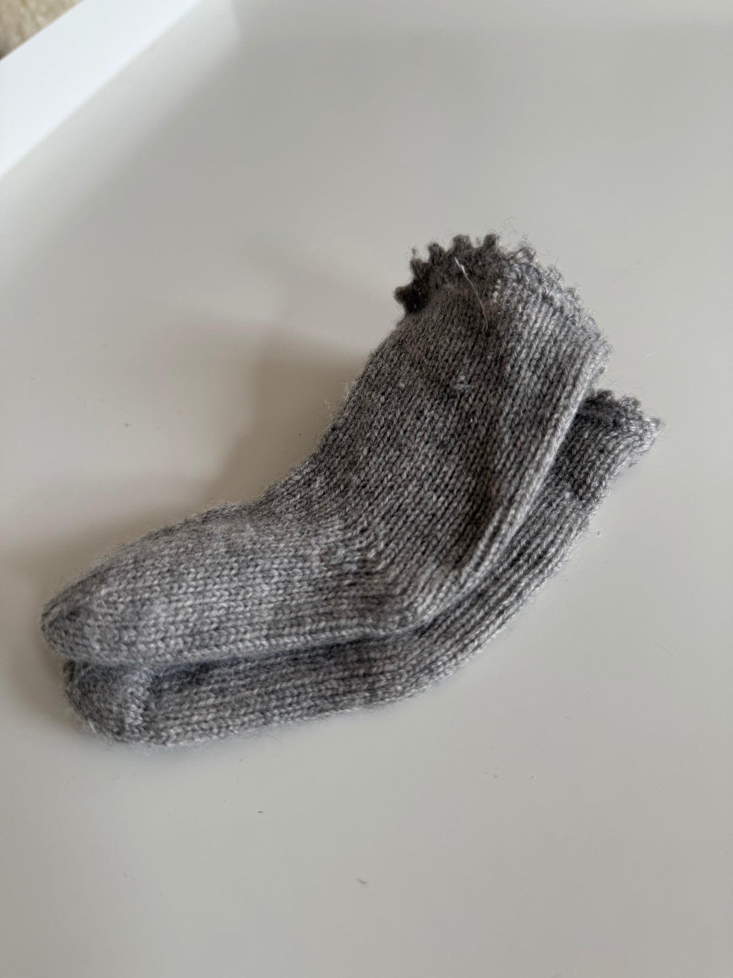CASHMERE Socken grau 19/20