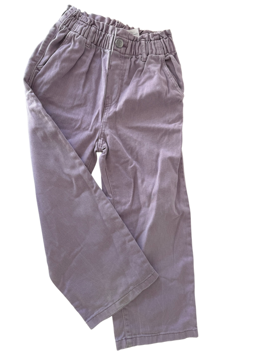 H&M Jeans wideleg Flieder 110
