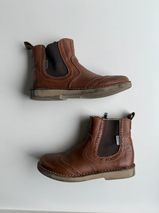 RICOSTA Stiefeletten Chelsea Boots Schuhe Leder braun 32