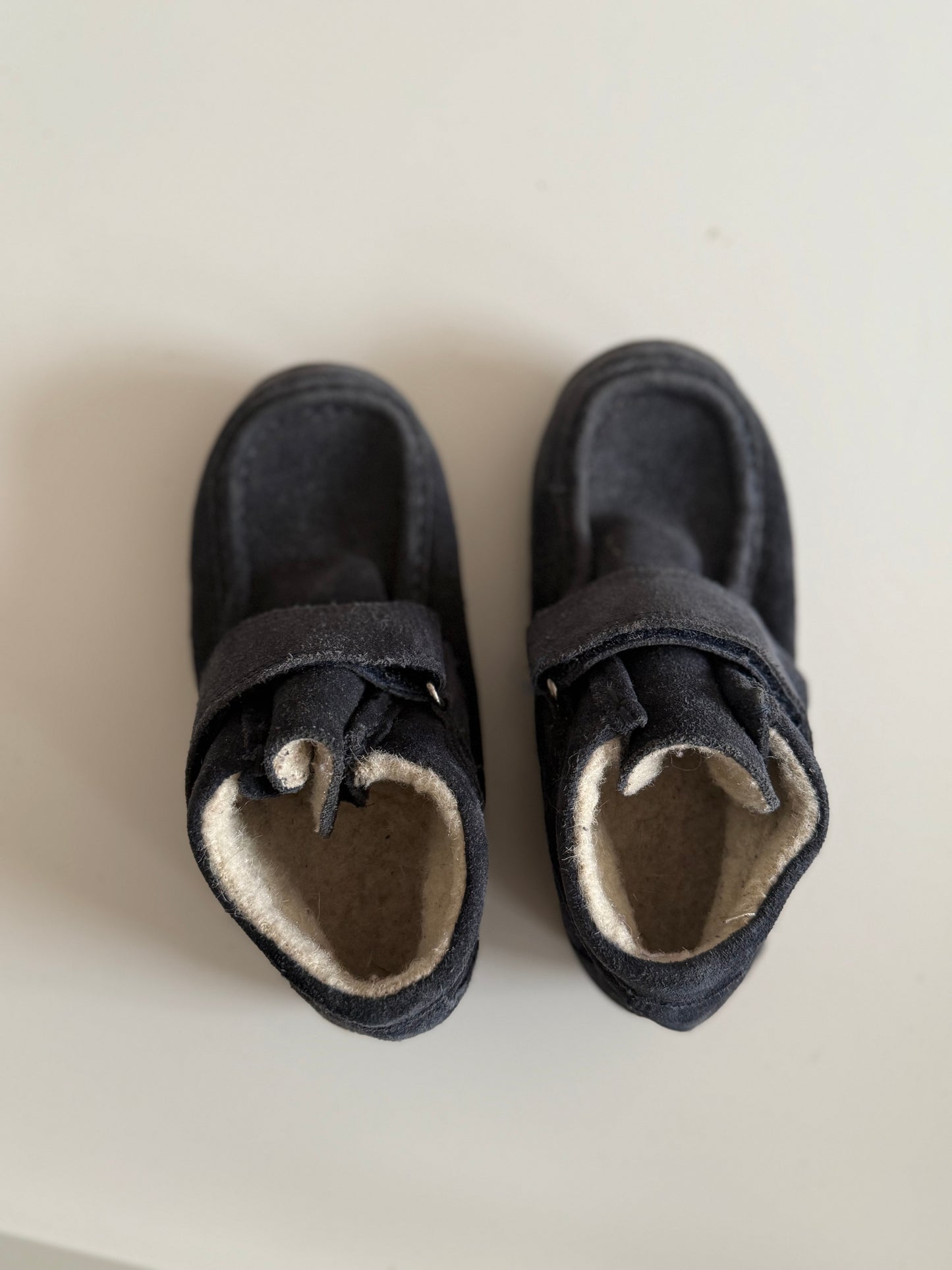 Naturino Wildlederschuhe Wolle Winterschuhe dunkelblau 28