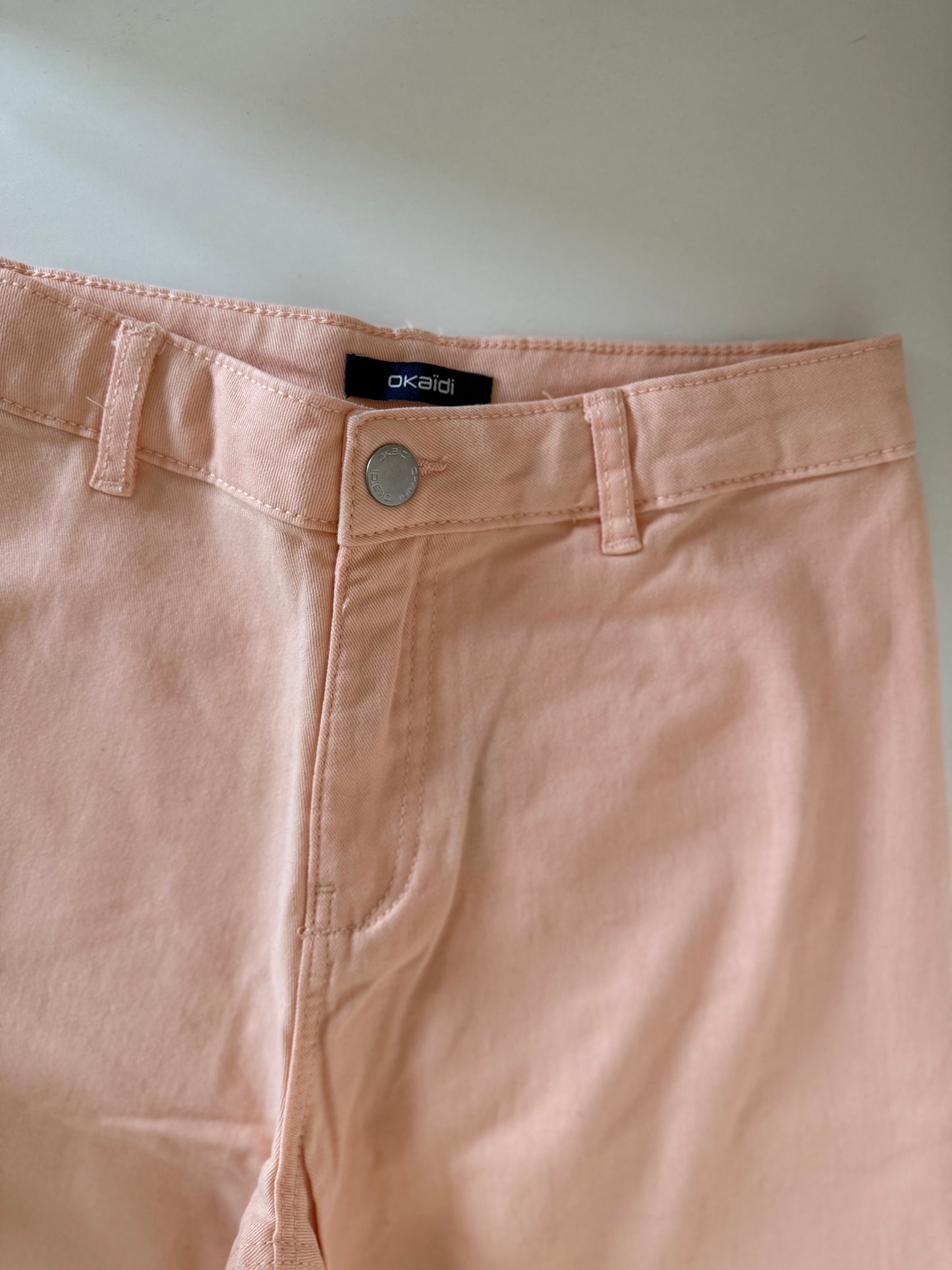 OKAIDI Wideleg Jeans lachsfarben 140
