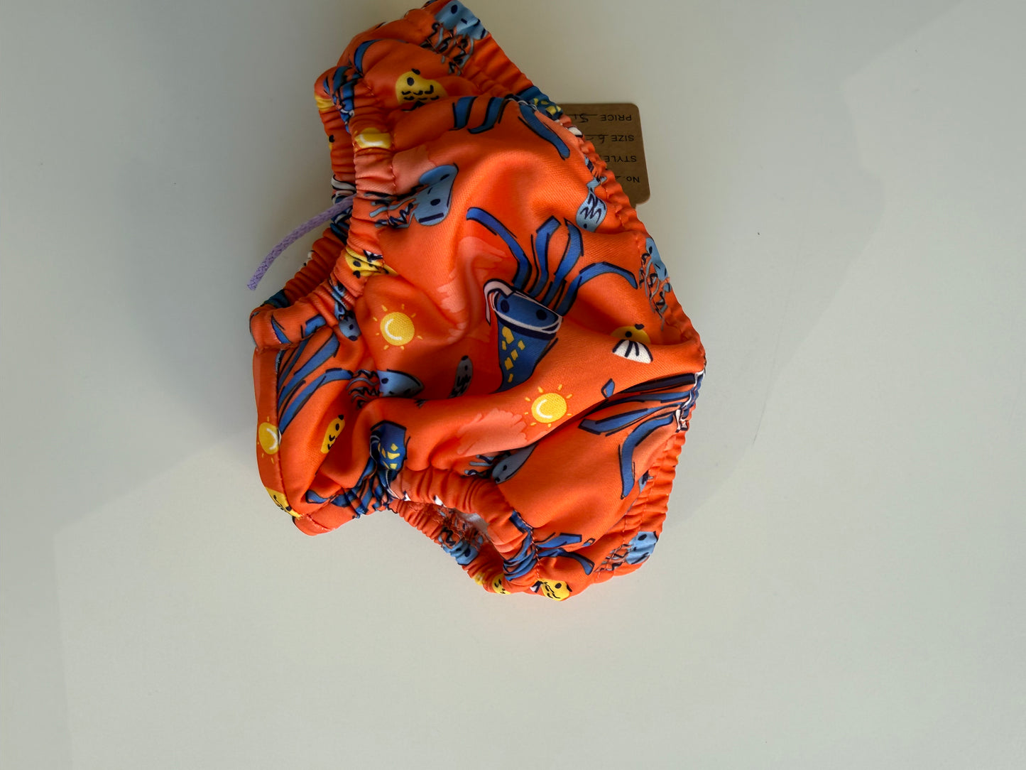 BAMBINO MIO Badehose orange bunt 74/80