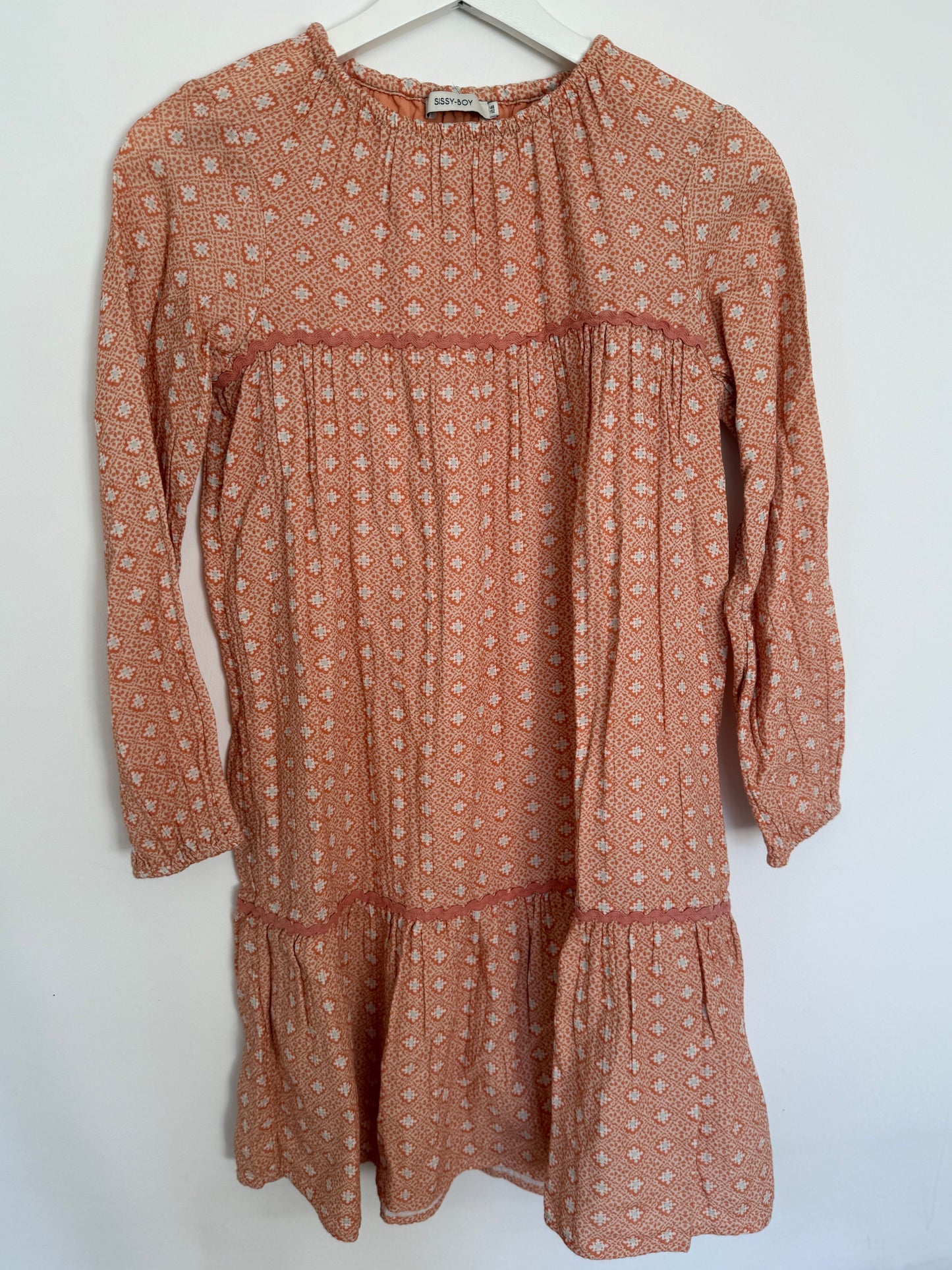 SISSY-BOY Kleid orange Lachs 146/152