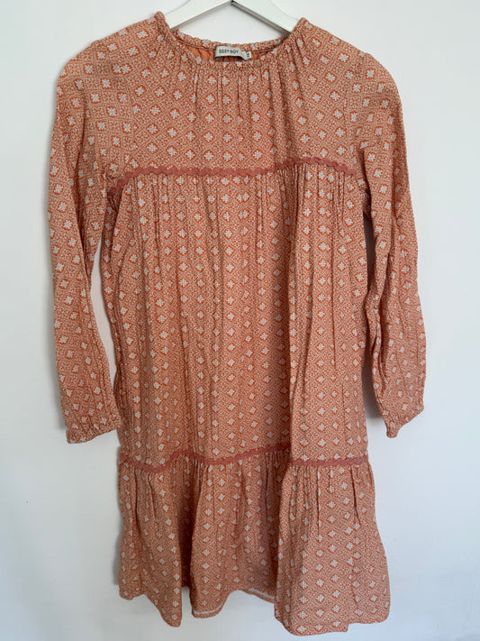 SISSY-BOY Kleid orange Lachs 146/152