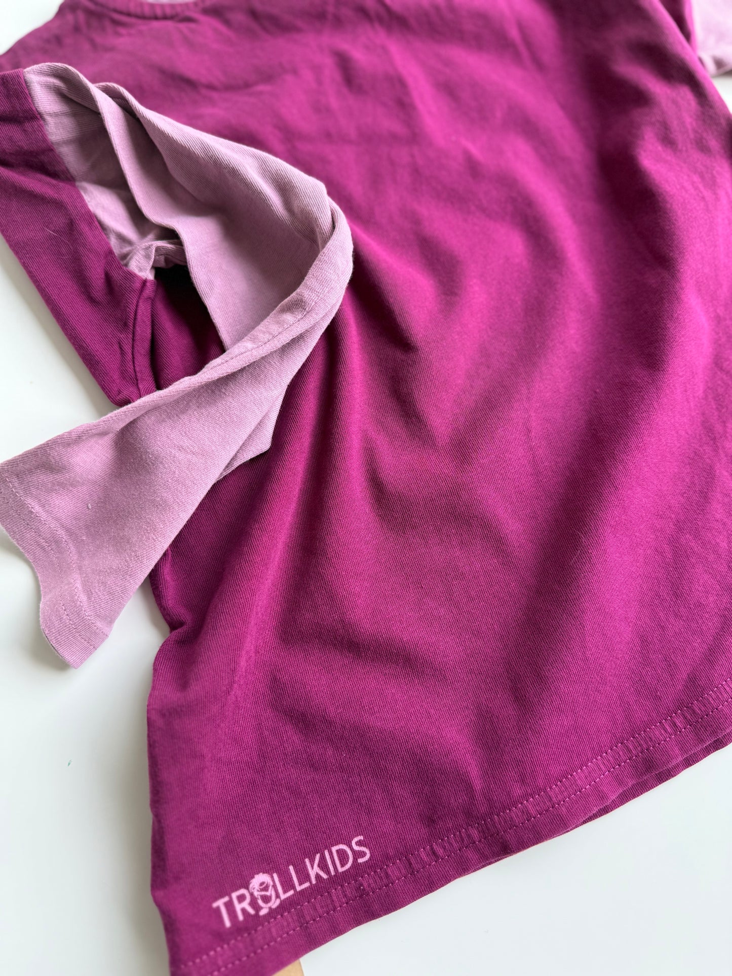TROLLKIDS Langarmshirt lila rosa 128