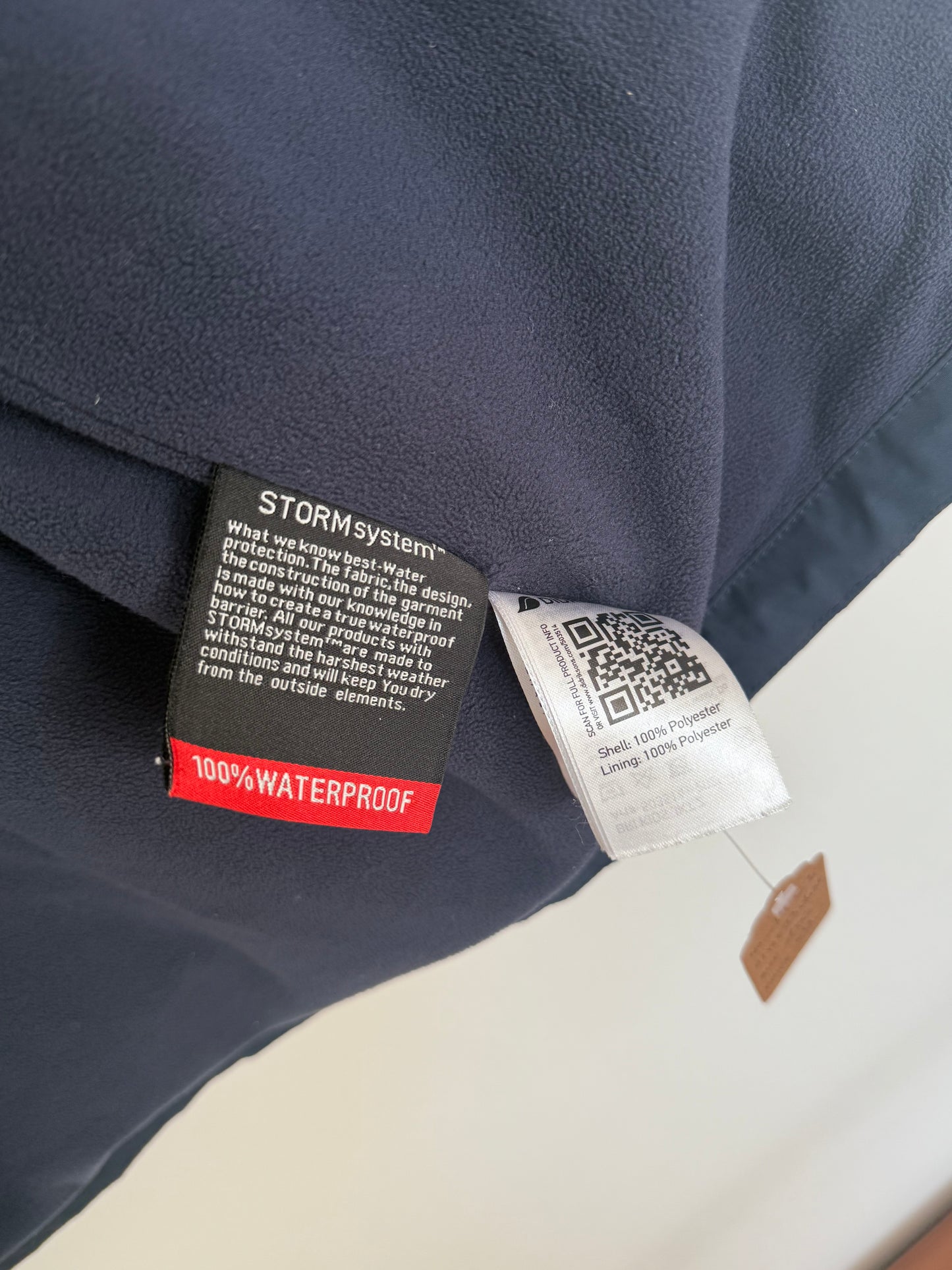 DIDRIKSONS Jacke gefüttert Regenjacke dunkelblau 140