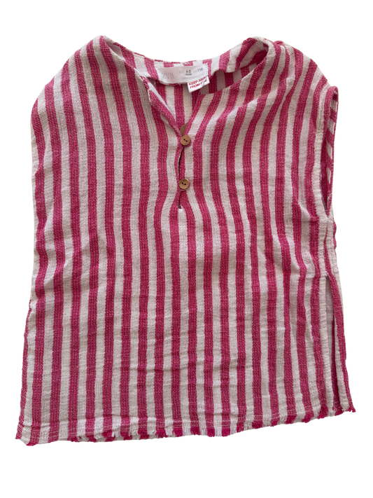 ZARA Bluse pink weiß 110