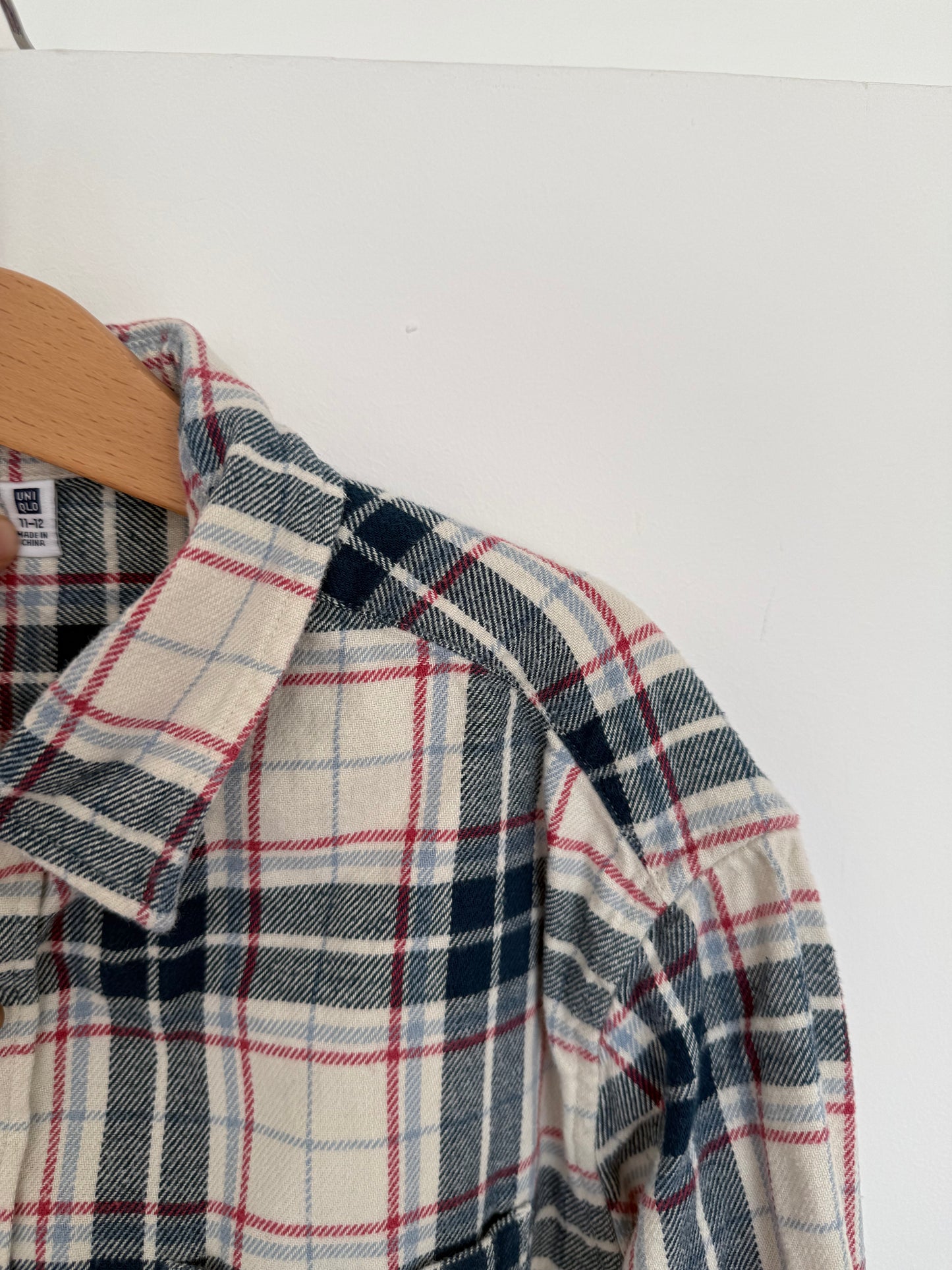 UNIQLO Hemd Flanell Karo 146/152