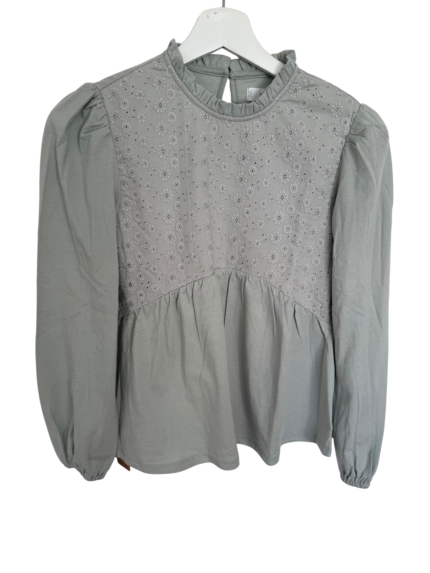 MANGO Oberteil Bluse Salbei grün 152