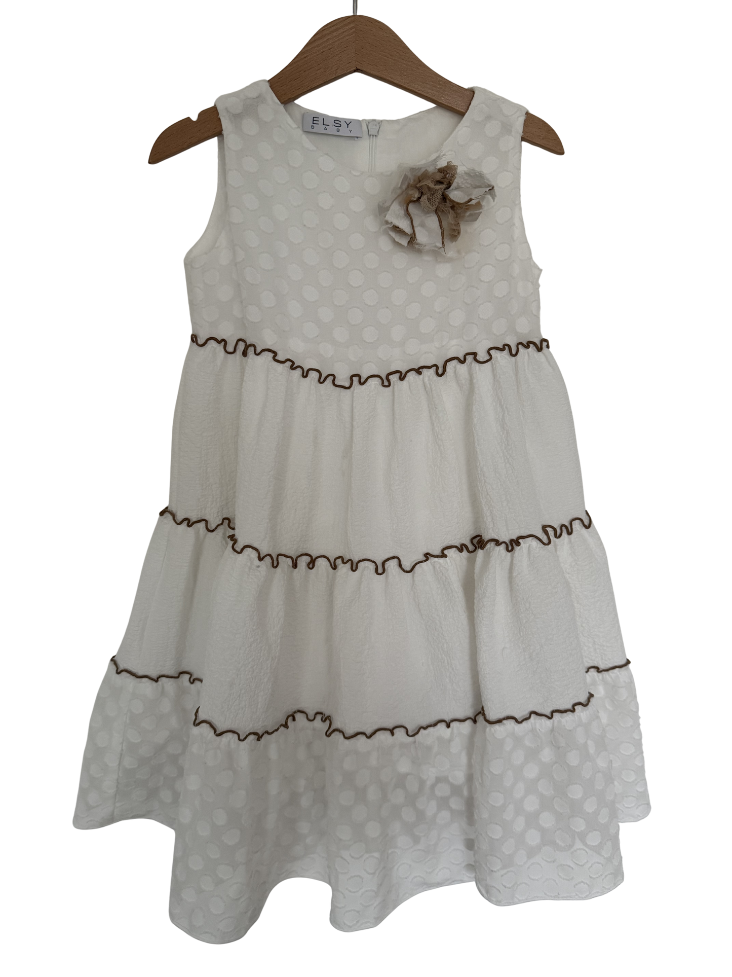 ELSY Kleid weiß Sommer 116