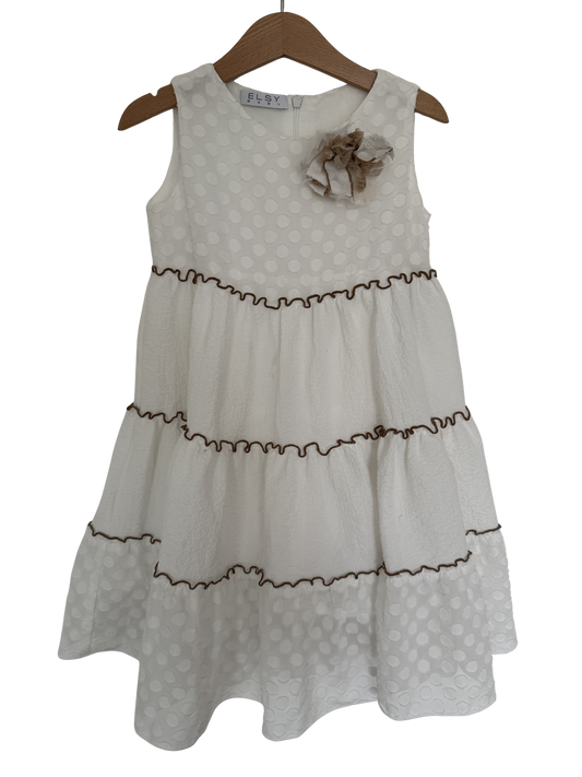 ELSY Kleid weiß Sommer 116