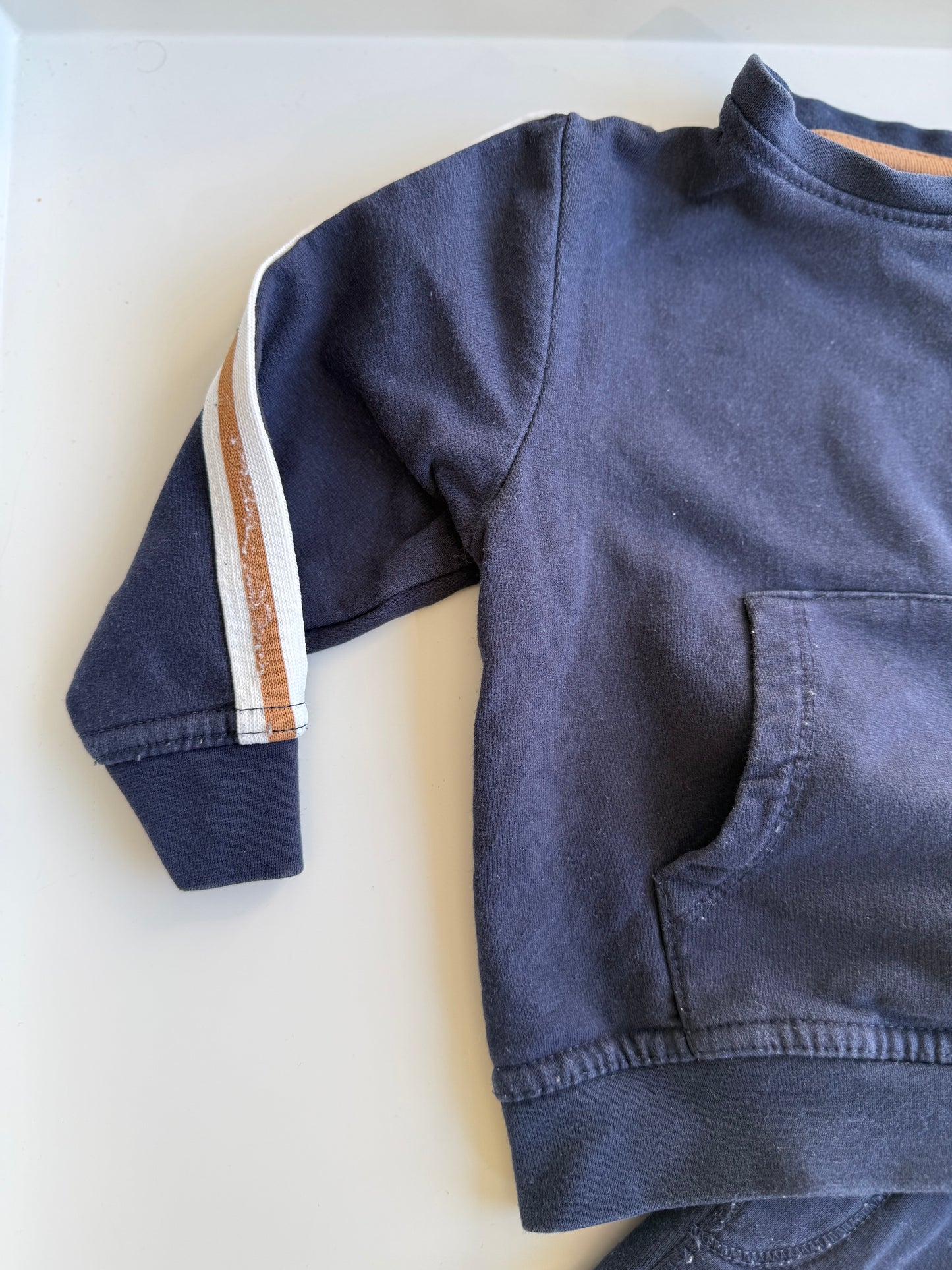 SALT & PEPPER Anzug Sweatshirt Hose Auto dunkelblau 74