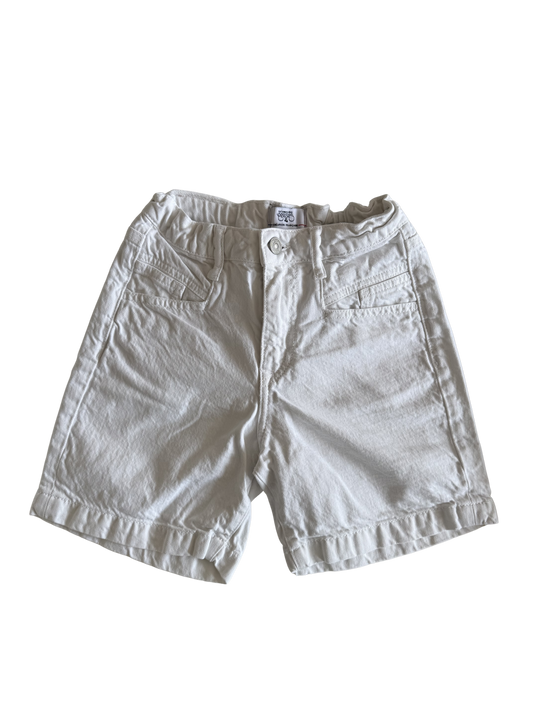 LE TEMPS DES CERISES Shorts kurze Hose Bermuda Jeans weiß 140