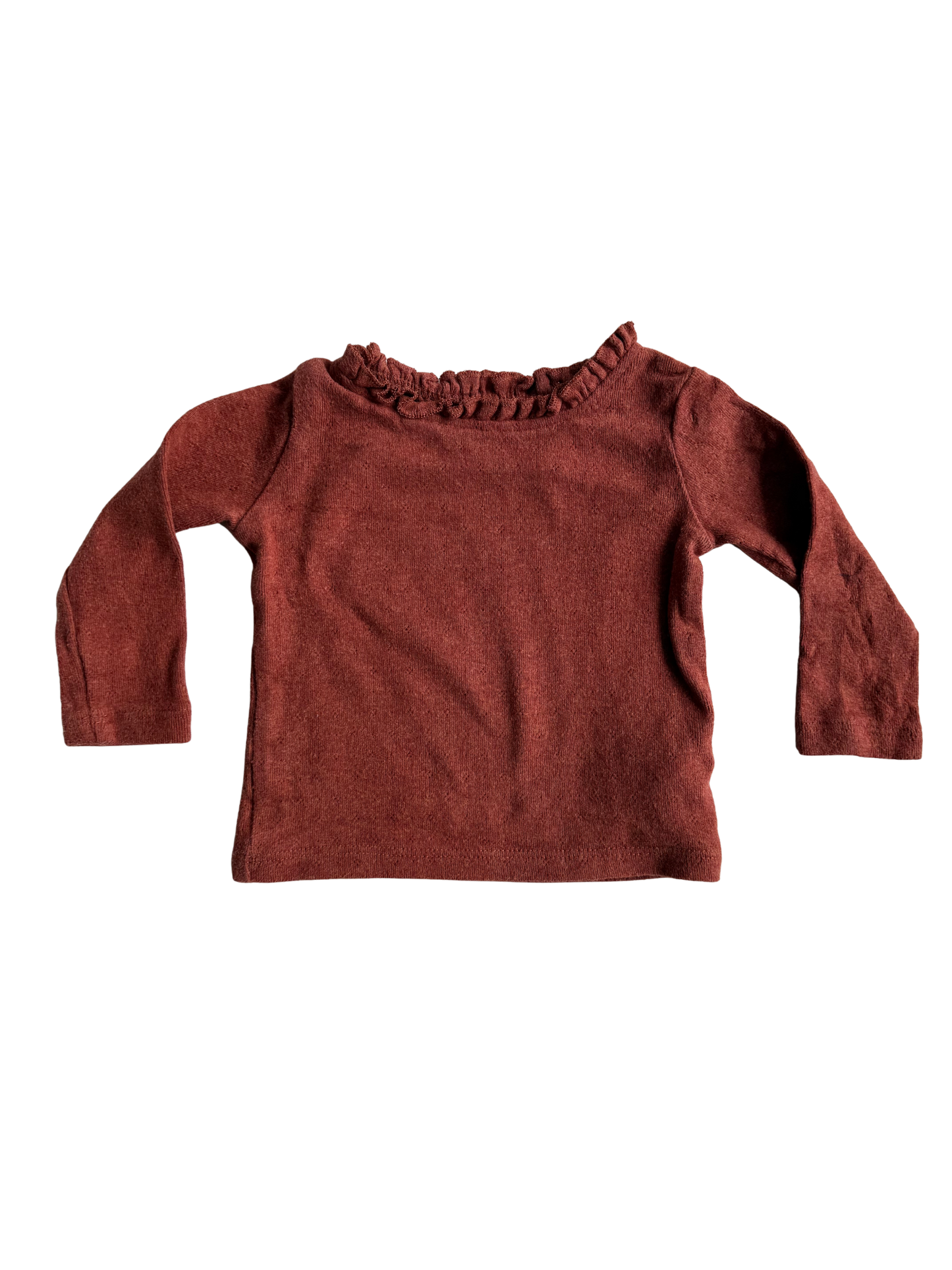 NEXT Langarmshirt rostrot 74