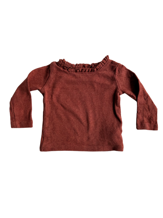 NEXT Langarmshirt rostrot 74