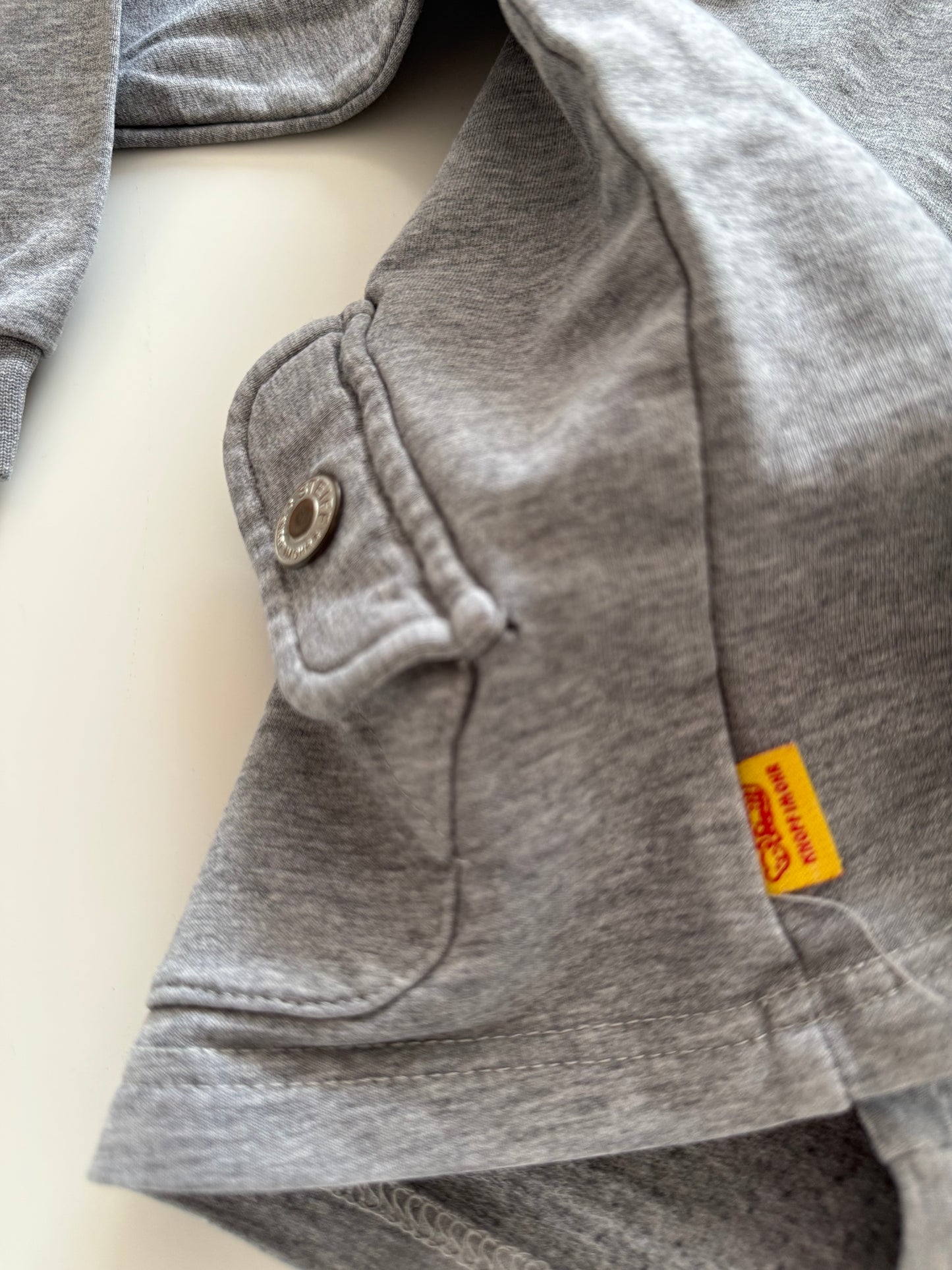 STEIFF Kapuzenpullover grau Bärchen 92