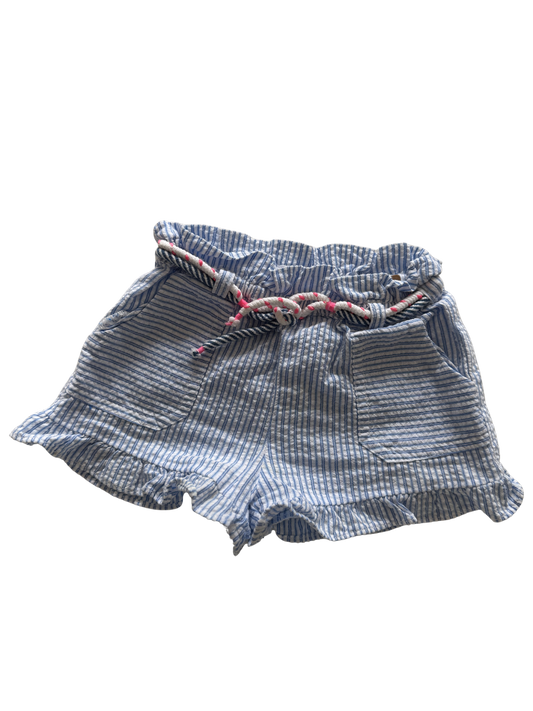 ZARA Shorts blau weiß 74