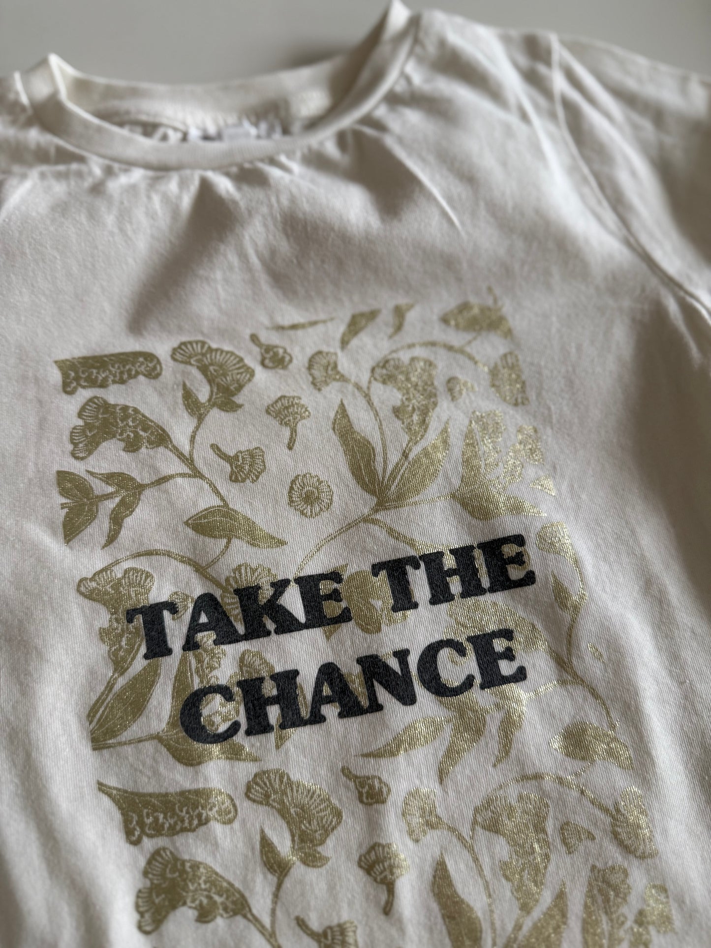 EDEN & VICTOR Langarmshirt weiß Gold 116