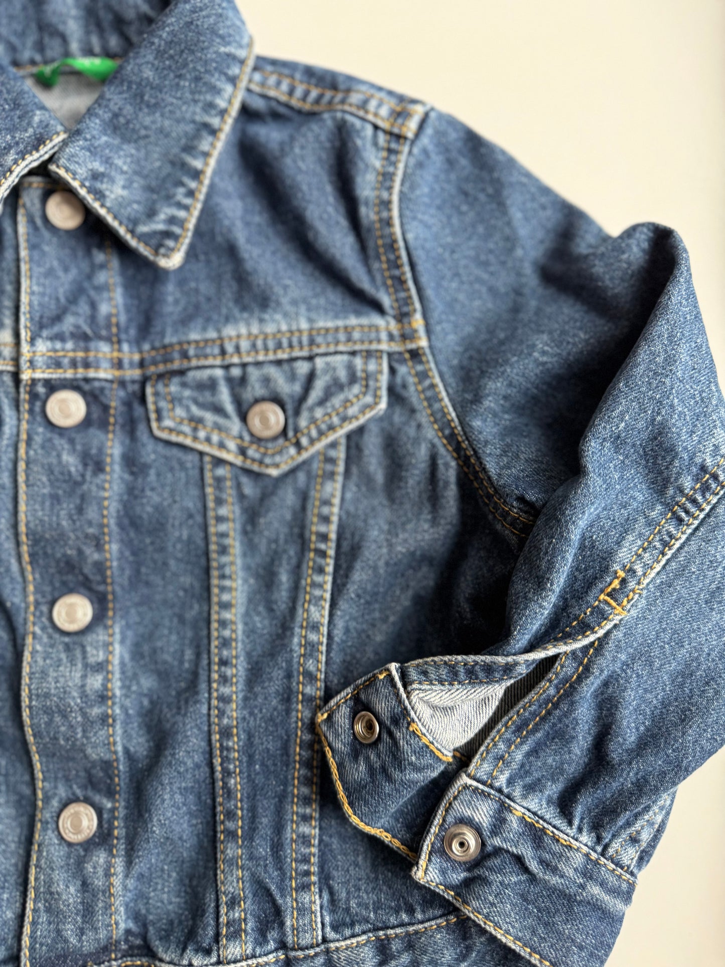 BENETTON Jeansjacke Blau 104